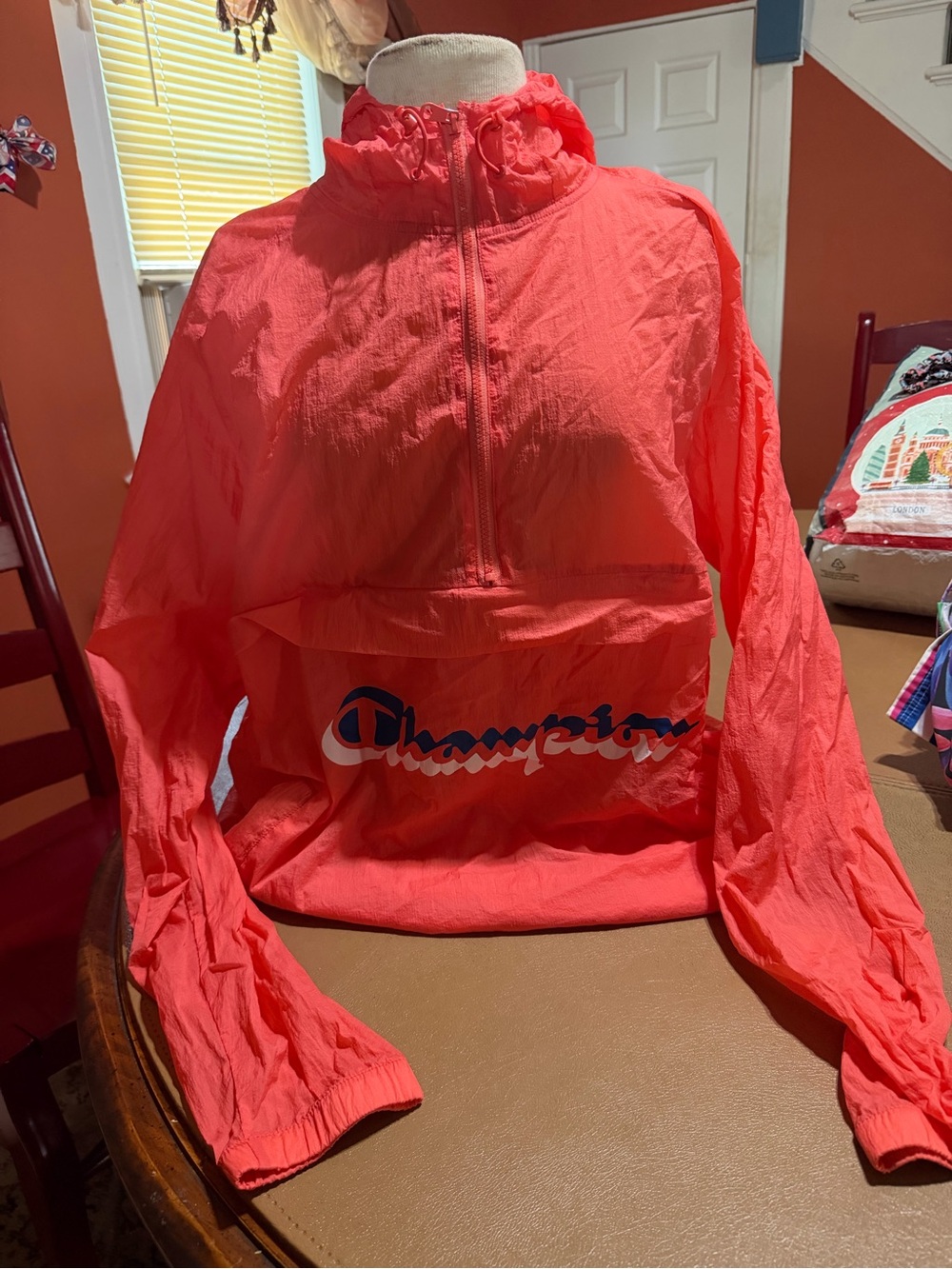 Champion Coral Pullover Anorak Windbreaker